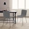 Armen Living Gillian Modern Light Gray Fabric and Metal Dining Room Chairs, PK2 LCGLSIBLCH - alternate 9